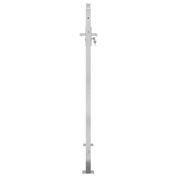 vidaXL Gartentor 100x120 cm Edelstahl