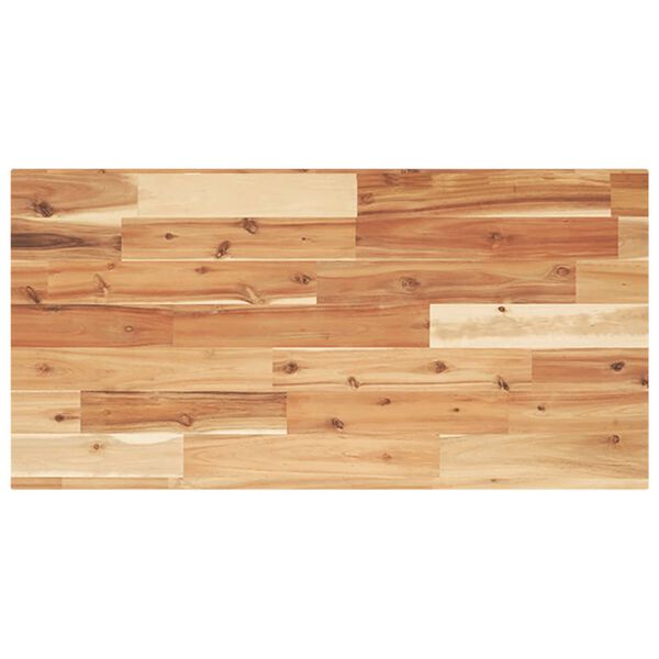 vidaXL Schweberegal 100x40x2 cm Massivholz Akazie &Ouml;lbehandelt