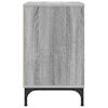 vidaXL Nachttisch Grau Sonoma 49 x 36 x 61 cm Holzwerkstoff