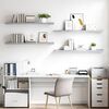 vidaXL Schweberegale 4 Stk. Betongrau 120x23,5x3,8 cm MDF