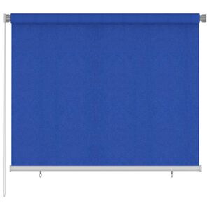 vidaXL Au&szlig;enrollo 185 (B)x140 (H) cm Blau HDPE