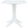 vidaXL 3-tlg. Bistro-Set Kunststoff Rattan Wei&szlig;