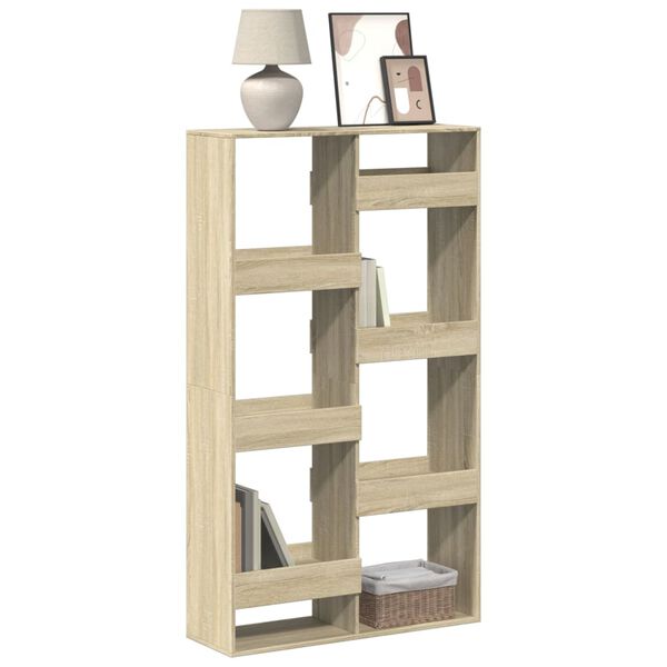 vidaXL B&uuml;cherregal Sonoma-Eiche 100x33x175 cm Holzwerkstoff