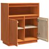 vidaXL Sideboard Wachsbraun 70 x 34 x 80 cm Massives Kiefernholz