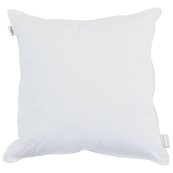 vidaXL Kopfkissen mit Kissen 2 pcs Wei&szlig; 50 x 50 cm Baumwolle
