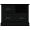vidaXL Nachttisch Schwarz 60x39x45 cm