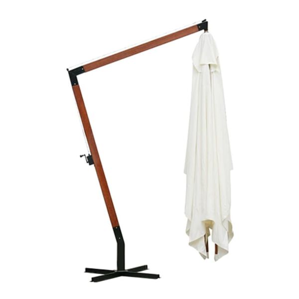 vidaXL Sonnenschirm 300x400 cm Wei&szlig;