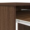 vidaXL Schreibtisch Braun Eichen-Optik 86x49x76 cm Holzwerkstoff