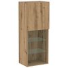 vidaXL TV-Schrankset 40,5 x 30 x 102 cm Artisan-Eiche Holzwerkstoff