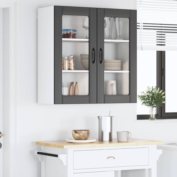 vidaXL K&uuml;chenschrank Schwarz 80 x 31 x 80 cm Holzwerkstoff