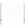vidaXL Sechseckzaun mit Pfosten 10 x 1,5 m PVC-beschichteter Stahl