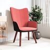 vidaXL Relaxsessel Rosa Samt und PVC