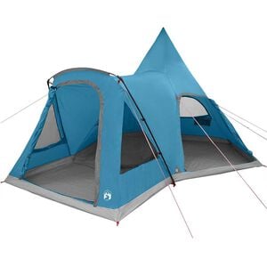 vidaXL Teepee Zelt f&uuml;r 5 Personen 5 Personen Blau