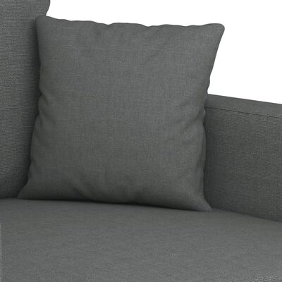 vidaXL 2-Sitzer-Sofa Dunkelgrau 120 cm Stoff