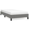 vidaXL Bettgestell ohne Matratze Dunkelgrau 90x190 cm Stoff