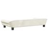 vidaXL Kindersofa Creme 100x50x26 cm Samt