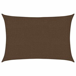 vidaXL Sonnensegel 160 g/m&sup2; Braun 2x2,5 m HDPE