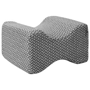 vidaXL Knierolle Einfarbig Grau 26 x 21,5 x 15 cm Viscoschaum
