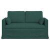vidaXL Sofa Dunkelgr&uuml;n Gesamtabmessungen: 139 x 78 x 80 cm (B x T x H)