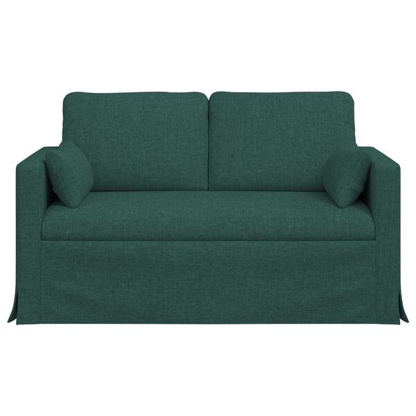 vidaXL Sofa Dunkelgr&uuml;n Gesamtabmessungen: 139 x 78 x 80 cm (B x T x H)