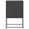 vidaXL Highboard Schwarz 68,5x38,5x107 cm Stahl