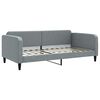 vidaXL Tagesbett mit Matratze Hellgrau 100x200 cm Stoff