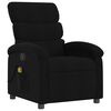 vidaXL Massage-Relaxsessel, schwarzer Stoff