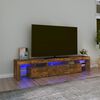 vidaXL TV-Schrank mit LED-Leuchten R&auml;uchereiche 200x36,5x40 cm