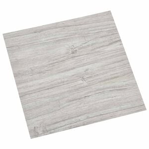 vidaXL Bodenplanken Grau und Holz 5,11 m&sup2; 55 Stk. PVC