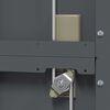 vidaXL Aufbewahrungsschrank 2 pcs Anthrazit 60 x 40 x 200 cm