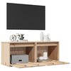 vidaXL Wandschränke 2 Stk. 45x30x35 cm Massivholz Kiefer