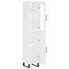 vidaXL Highboard Wei&szlig; 34,5x34x180 cm Holzwerkstoff