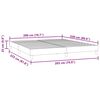 vidaXL Bettgestell ohne Matratze Dunkelgrau 200x220 cm Samt