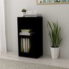 vidaXL B&uuml;cherregal Schwarz 40x24x75 cm Holzwerkstoff