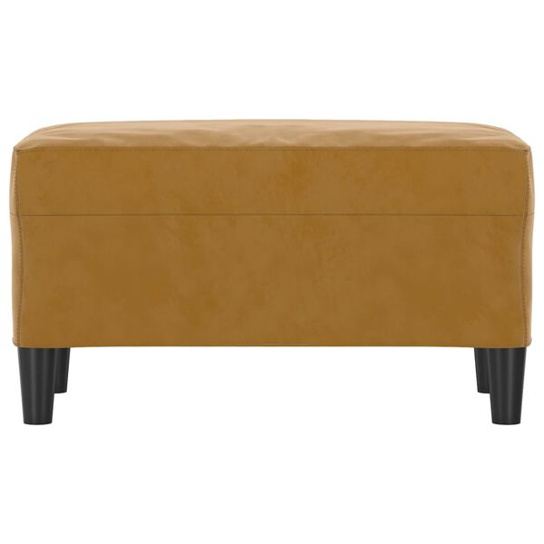 vidaXL Sitzbank Braun 70x35x41 cm Samt