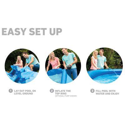 Intex Swimmingpool Easy Set mit Filtersystem 457x84 cm
