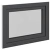 vidaXL Kellerfenster "RISOR" 80x60 cm Drehkipp DIN Links Anthrazit