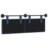 vidaXL H&auml;ngevorderseite Wandmontiert Blau 150 x 55 x 7 cm Stoff