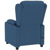 vidaXL Massagesessel mit Aufstehhilfe Blau Stoff