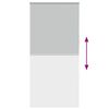 vidaXL Verdunkelungsrollo Hellgrau 90x230 cm Stoffbreite 85,7 cm