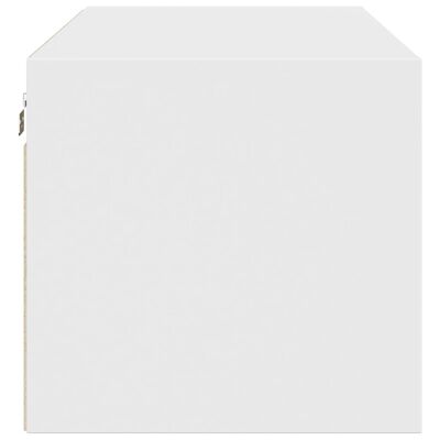 vidaXL Wandschrank mit Glastüren Weiß 102x37x35 cm