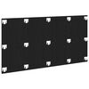 vidaXL Bettkopfteil Schwarz Eichen-Optik 160 x 1,5 x 80,5 cm