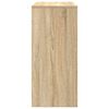 vidaXL Sideboard mit Schubladen und Türen Sonoma-Eiche 70,5x34x74,5 cm