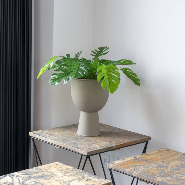 House Nordic Blumentopf Maaike Sandfarben