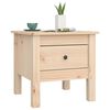 vidaXL Beistelltisch 40x40x39 cm Massivholz Kiefer