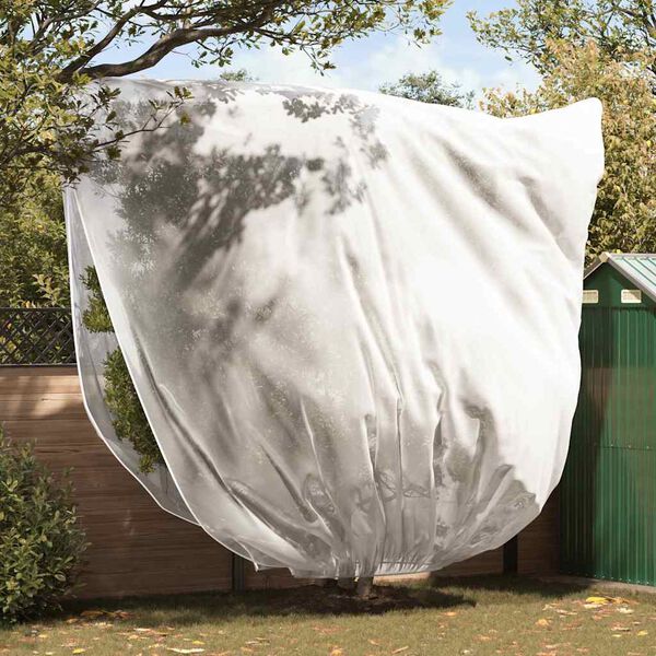 vidaXL Winterschutz fur Pflanzen 3 pcs Wei&szlig; 3 x 3,93 m Vliesstoff