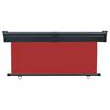 vidaXL Balkon-Seitenmarkise 175x250 cm Rot