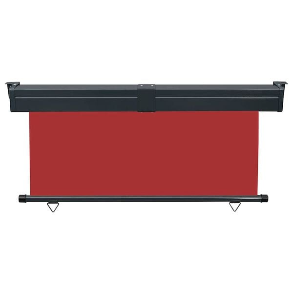 vidaXL Balkon-Seitenmarkise 175x250 cm Rot