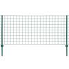 vidaXL Metallzaun Stahl 20 x 0,8 m Gr&uuml;n