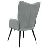vidaXL Relaxsessel Hellgrau Stoff